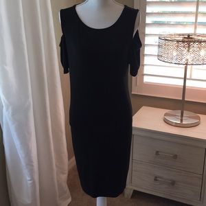 WHBM cold shoulder dress